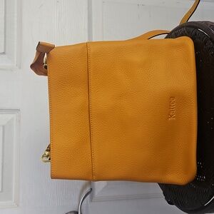 Kattee Orange Crossbody Bag